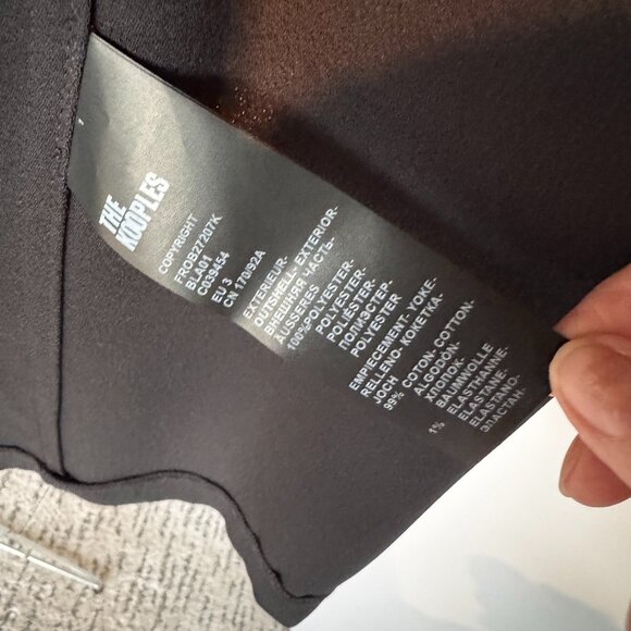 The Kooples - Marta belted velvet trim dress - Picture 8 of 11